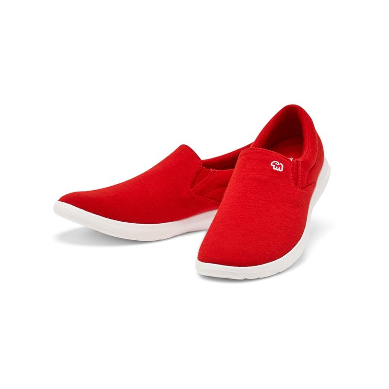 Image of Merinos Women's Slip On Fashion Sneakers, Slide on Casual Shoe, Made with Australian Wool, Lightweight & Durable Tennis Shoes