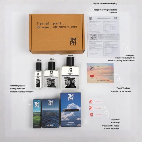 Image of TMPerfumehouse Tobacco & Oud EDP for Men | Warm, Smoky & Long Lasting Perfume Spray | Warmspicy, Tobacco & Woody Fragrance | Luxury Gift for Him | TMPH | 50ml