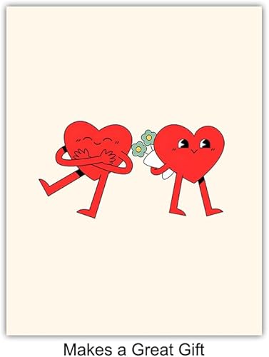 Miniatura 3 de Retro style Preppy Wall Art - Trendy Decor - Heart Wall Art - VSCO Gallery - Collage - Girls Bedroom - Cute Aesthetic Room Decor - 70s Retro Pop art