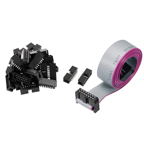 Prises mâles IDC 14 broches pour réparer une nappe de transmission défectueuse de 1m