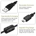 8-Pin USB Charger Cable,Fast Transfer for Sony Cybershot & FUJIFILM Camera