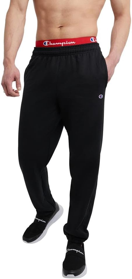 ChampionMen's Powerblend Relaxed Bottom Fleece Pants