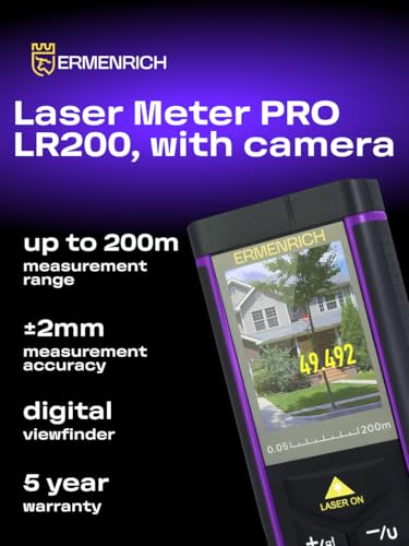 Laser numérique portable Pro LR200 instrument de mesure de zone volume angle et mode pythagore - 2