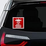 Makoroni - Keep Calm and Date A Financial Advisor Car Laptop Wall Sticker Decal - 4.5'x4.5', p11