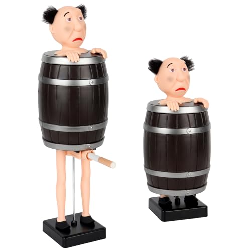 LYPPUL Lustiger Zigarettenspender, Pop up Holzfass...