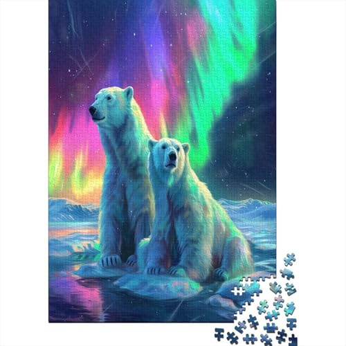 Puzzle de oso polar de 1000 piezas para compartir tardes de juego creativo en familia 2