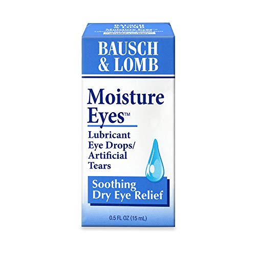 Bausch + Lomb Moisture Eyes Lubricant Eye Drops (Soothing Dry Eye Relief) 15Ml