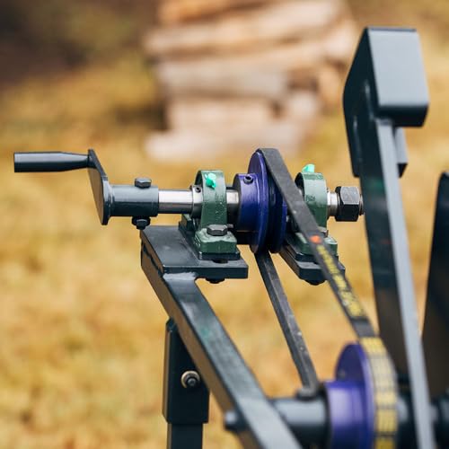 Close-up of Manual Log Bundler Build