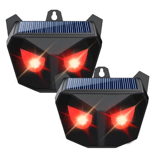 #rémunéré #Amazon<br>R?pulsif Ultrasons pour Animaux Sauvages,Repeller Lumi?re Pr?dateur pour Animaux,Imperm?able Lampe LED Rouge Solaire Peut ?tre Suspendue,comme Le Sanglier Raton Laveur Adapt? pour Jardin Garage