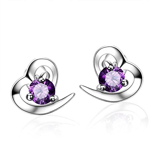 Fashion Crystal 18K Gold Plated 925 Sterling Silver Studs Earrings for Women Ladies Girls Gift Package J.Rosée Fashion Jewelry (QI)
