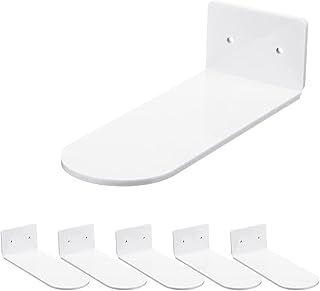 Folewr 6 szt. pływające półki na buty akrylowe montowane na ścianie półka na buty do tenisówki koszykówki buty kolekcjonerskie stojak dekoracja domu