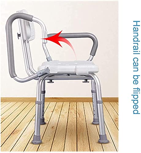 Chaise de douche PMR et banc de transfert rembourré avec dossier de bain - 5