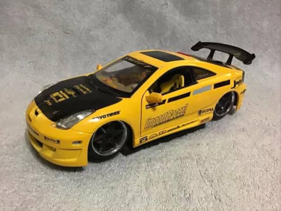 Amazon.co.jp: Jada 輸入レーサー トヨタ セリカ イエロー