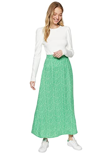 Jupe maxi verte Trendyol jupe longue femme tendance été
