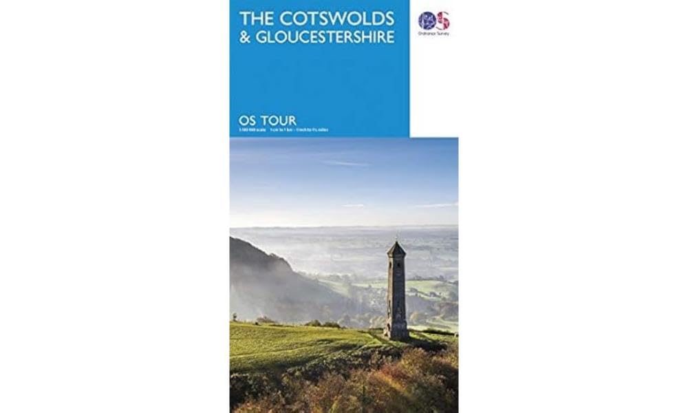 Cotswolds & Gloucestershire Map | Trip Planning | Ordnance Survey | OS Tour Map | Cotswold Attractions | Cycle Routes | Markets | Maps | Adventure