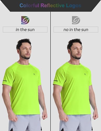 Men's Short Sleeve Workout Shirts Quick Dry Lightweight T-Shirts Gym Running Athletic Tshirt for Summer4