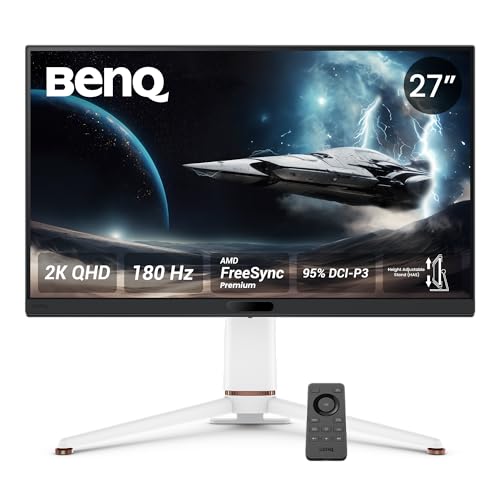 BenQ MOBIUZ EX271Q 27 inch 2K QHD 180Hz Gaming Monitor, 1ms GtG