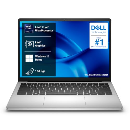 Image of Dell 14 AI Powered Laptop, Intel Core Ultra 5 225U Processor, 16GB:512GB, 35.5cm (14 inch) FHD+ 400nits Display, (Dell 14), Backlit Keyboard + Fingerprint Reader, Win 11 + MSO'24, 1.54kg Thin & Light