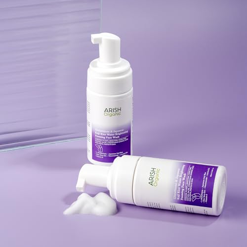 Image of Glutathione & Japanese Koji Rice Water Brightening Foaming Face Wash, All Skin Types, Deep Cleansing, 100ml, Paraben Free with Aloe Vera & Neem Extract