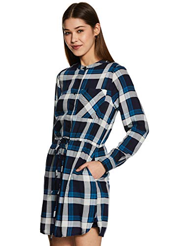 Image of Harpa Women's Viscose A-Line Above The Knee Casual Dress Pack of 1