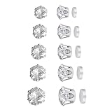 orecchini magnetici uomo LUMINOSITÀ ELEGANTE: Ogni orecchino uomo magnetici è impreziosito da uno zircone di alta qualità che cattura la luce in modo splendido, offrendo una finitura lussuosa e brillante.