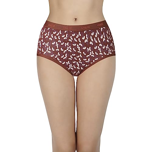 Image of Amante Printed Cotton Full Brief Panty Pack(Pack of 3)
