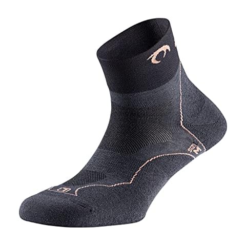 Lurbel Women's Challenge Socks Dark Grey, Marengo-Coral, M-L Cover
