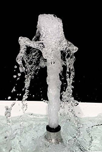 AGUADECORATIVA Düse für Gartenbrunnen, Schaumsäule, Schaumstrahl, Wasserfall, 2,5 cm, Edelstahl und Kunststoff (BF-026)