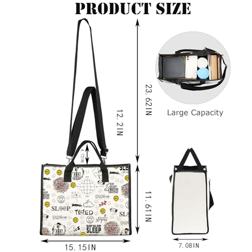 Bolso tote JNIAP Sleep Tech - Regalos para tecnólogos del sueño, regalos para el equipo de medicina del sueño, bolso para técnicos RPSGT miniatura 4