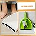 PACKOVE 4pcs Dustpan Edge Strips Black Lip Edge Protectors Dustpan Lip Accessories Guard for Easy to Use Cleaning Tool