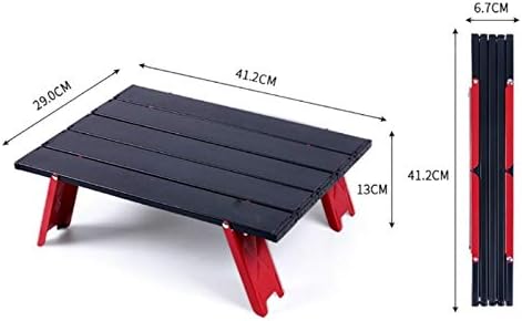 Mini Coffee Table Garden Barbecue Camping Tent Bed Folding Computer Desk(E)