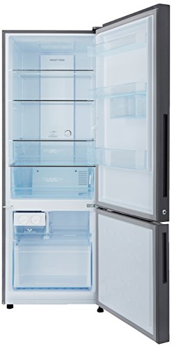 Image of Haier 320 L 3 Star Frost Free Double Door Refrigerator(HRB-3404PKG, Black, Bottom Freezer)