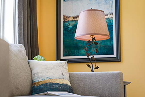 Kenroy Home 32239Orb Ashlen Table Lamp With Oil Rubbed Bronze Finish, Rustic Style, 31" Height, 15" Width, 15" Depth #TOP5