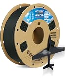 OVERTURE Air PLA Filament, Pre-Foamed PLA Low-Density, Lightweight PLA, Cardboard Spool, 0.82kg(1.8lbs), Dimensional Accuracy +/- 0.02mm (Air Black)