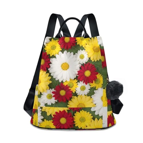 Sac à dos imprimé marguerites pour vos voyages et sorties en ville