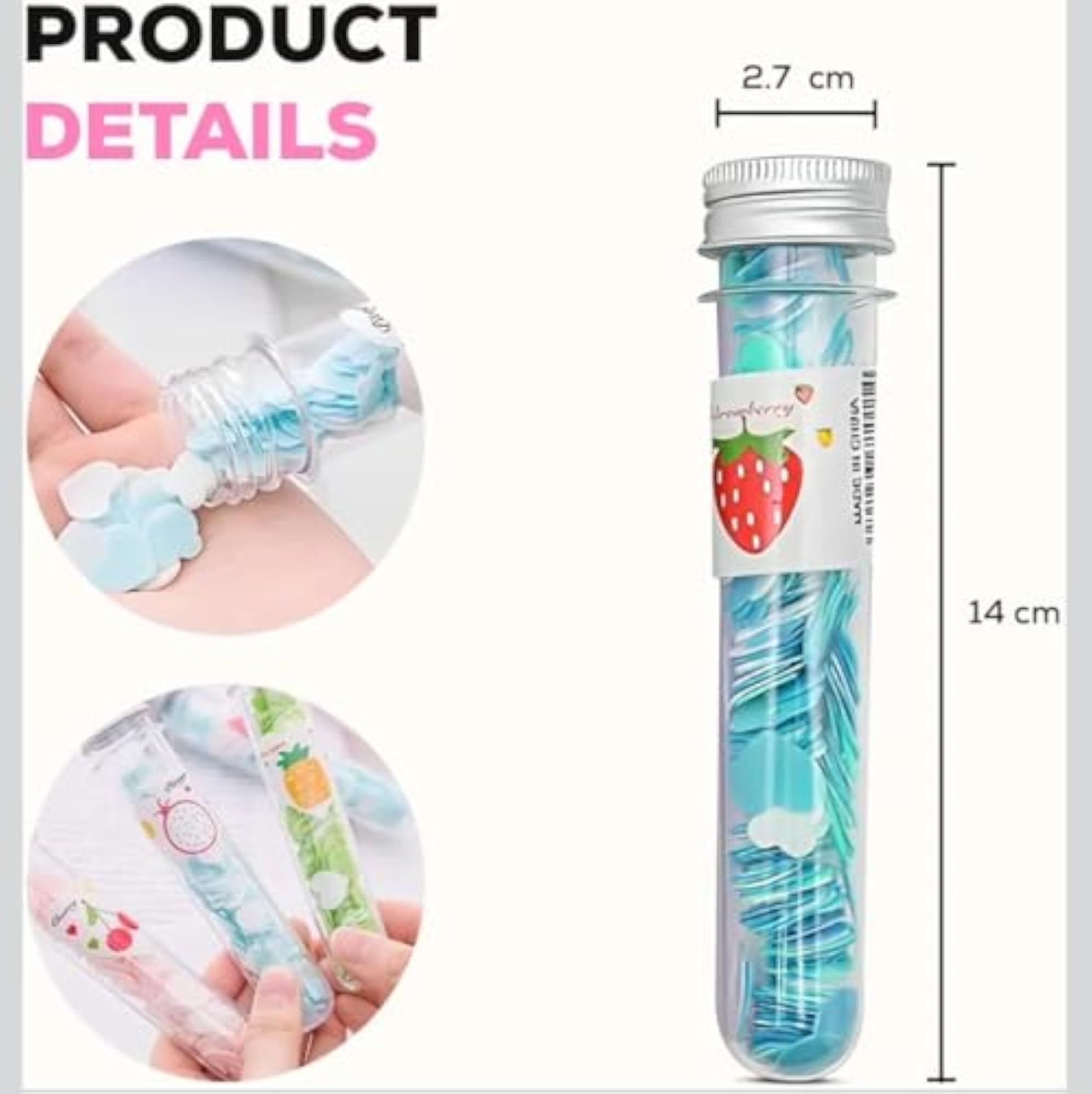 4in1 Disposable Paper Soap Tube, Mixed Fragrance Sheets