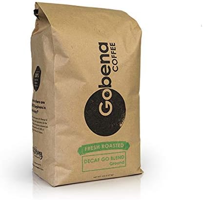 Coffee 5lb Decaf Ground Fresh Roasted, Medium Roast, 100% Arabica Specialty Coffee, 80 ounces, 5 pounds, Bulk
