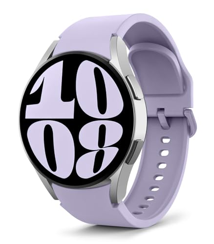 MoKo Bracelet Compatible avec Samsung Galaxy Watch 7 FE 6 5 4 40mm 44mm/Watch 6 Classic 43mm 47mm/5 Pro 45mm/4 Classic 42mm 46mm, Bracelet Sport en Silicone...