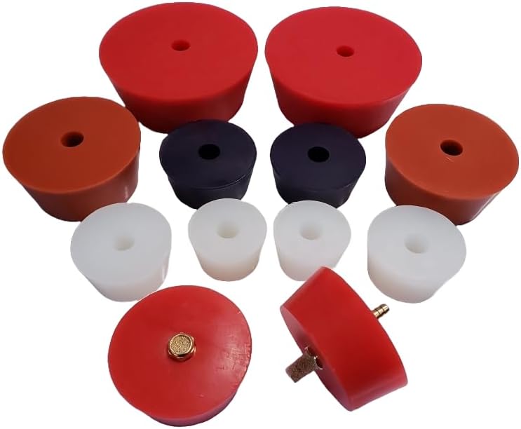 High Temperature Silicone Welding Back Purging Plugs Complete Kit 1.25"-4" (Set of 12)
