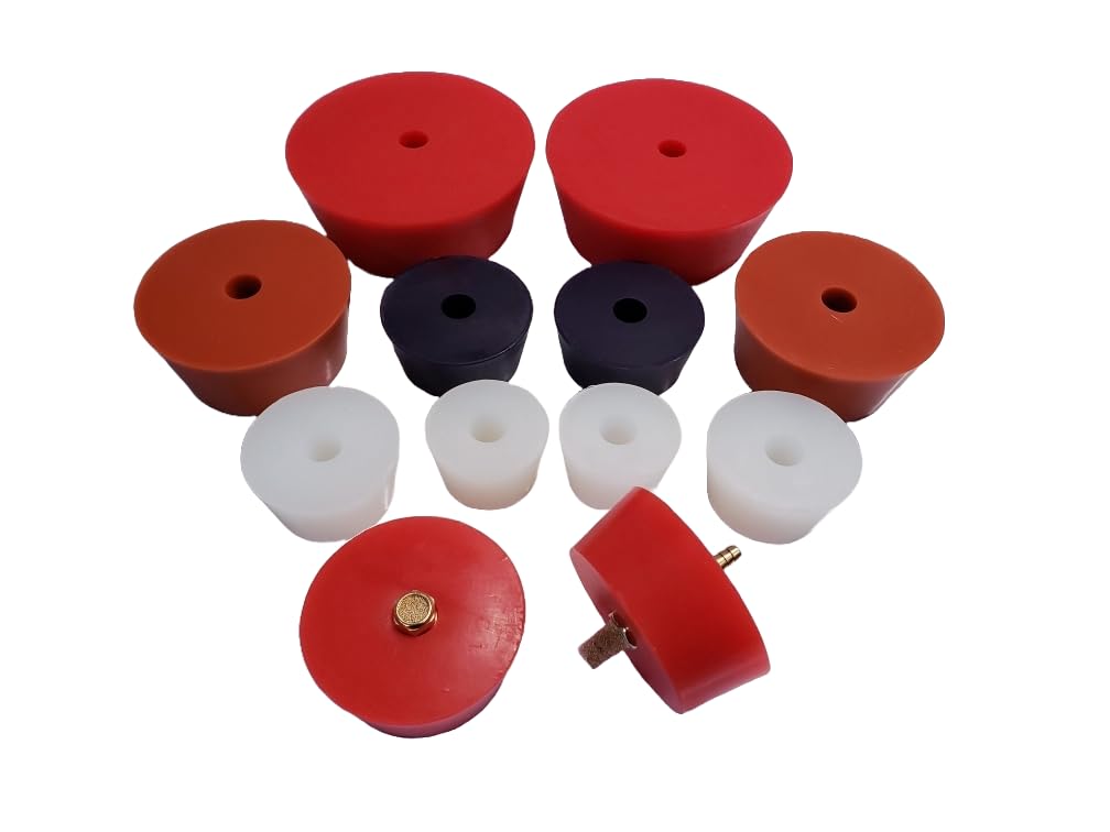 High Temperature Silicone Welding Back Purging Plugs Complete Kit 1.25"-4" (Set of 12)