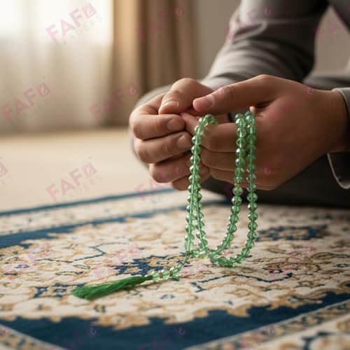 Image of Crystal Tasbeeh /Prayer Beads Manual Counter for Muslim