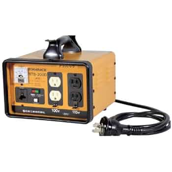 Amazon | 日動工業 降圧専用トランス 単相 単巻 連続定格 屋内用