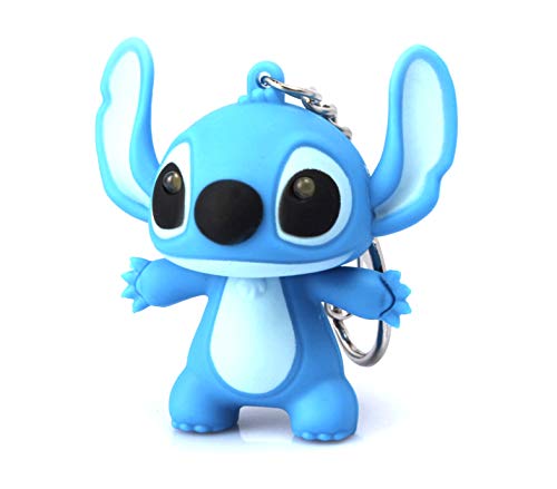 Preisvergleich Produktbild Stitch Schlüsselanhänger Seil Leder Glocke Damen Tasche Auto Charme