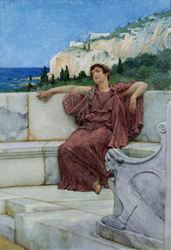 Art Tableau Sweet Far Nothing Alma Tadema pour sublimer l'ambiance de votre salon chic