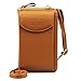 Produktbild Jangostor kleine crossbody tasche handy - tasche brieftasche mit credit card slots für frauen (Brown)