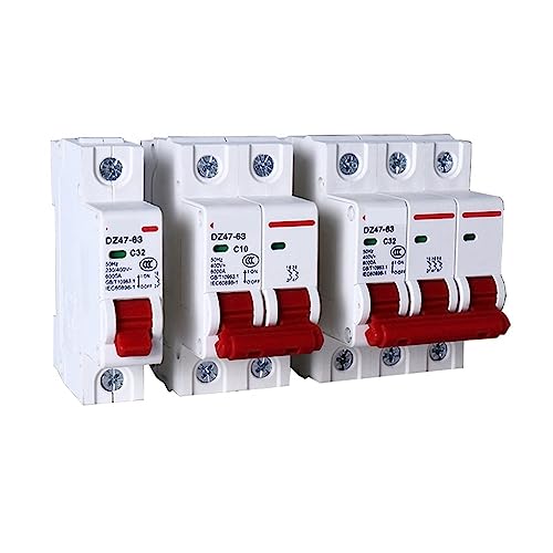 Disjoncteur DZ47-63 C Type protégeant contre la surcharge triphasée 400V 25A