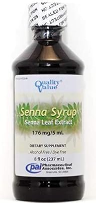 Senna Syrup Dietary Supplement - 8 fl. oz. by Pharmaceutical Associates, Inc.
