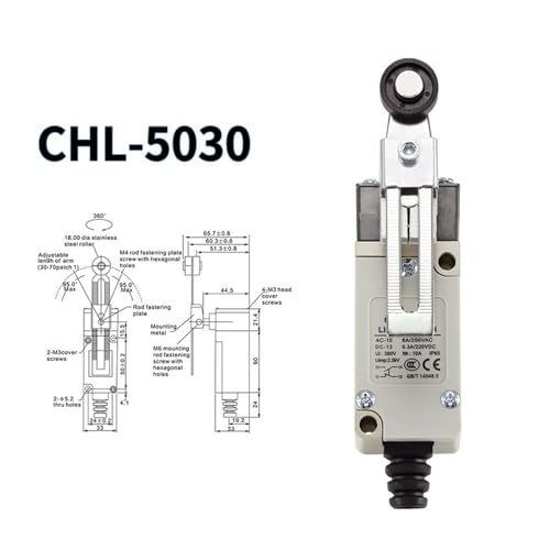 Interrupteur de fin de course CHL-5030 étanche pour automatisme