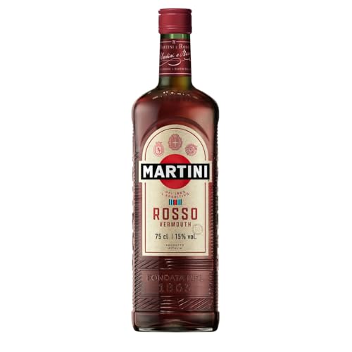 MARTINI Rosso Red Vermouth Aperitivo, 15% ABV, 75cl / 750ml, Vermut dulce con infusión de hierbas regionales