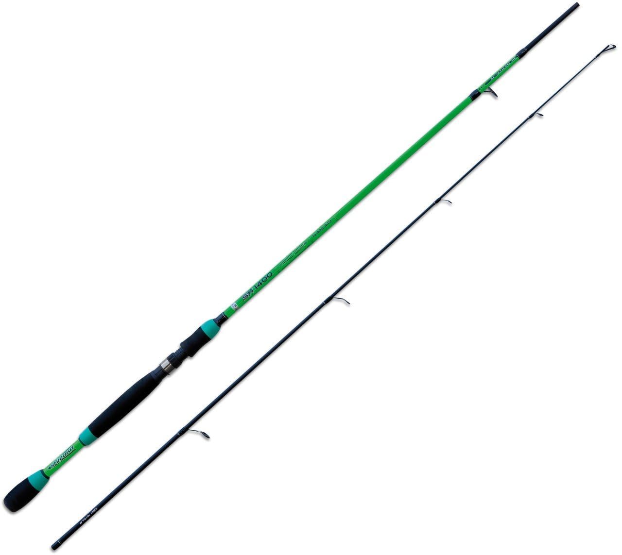 Canne à Pêche Spinning Shizuka SH1400 – 2,70 M, 10-40 G – Idéale Mer, Rivière, étang – Anneaux SiC, Garantie 2-3 Ans
